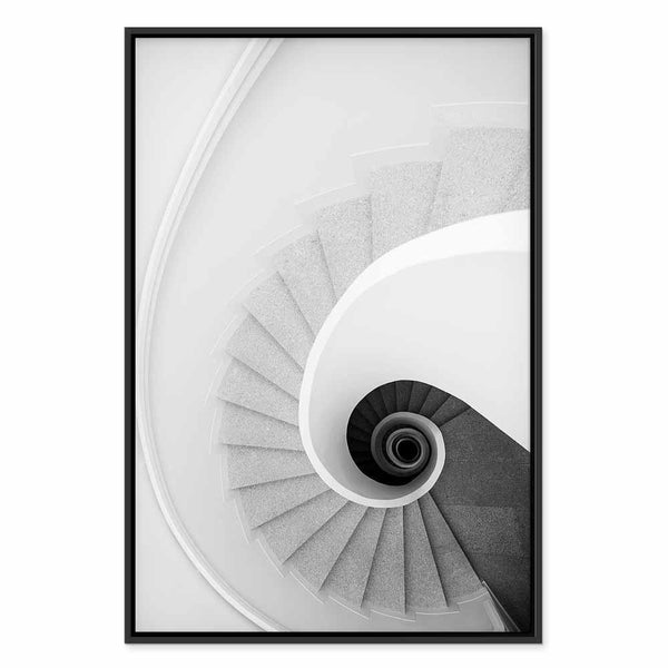Quadro - White Stairs (1 Part) Vertical