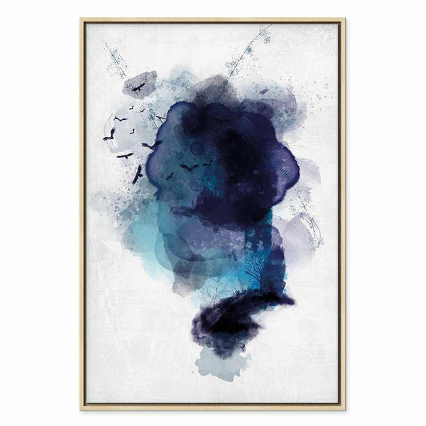 Quadro - Blue Memory (1 Part) Vertical