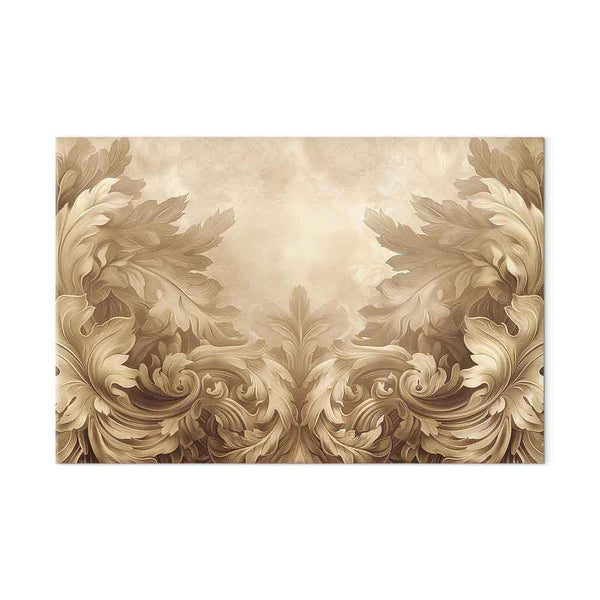 Quadro - Carved Baroque Ornaments Rich Composition in Sepia Colors