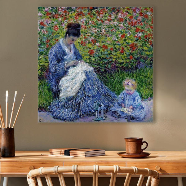 Quadro - Claude Monet – Madame Monet and Her Son