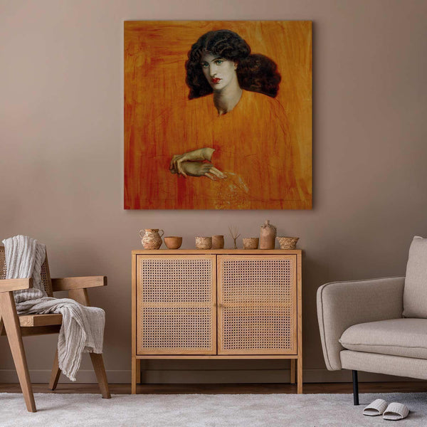 Quadro - Dante Gabriel Rossetti – La Donna della Finestra