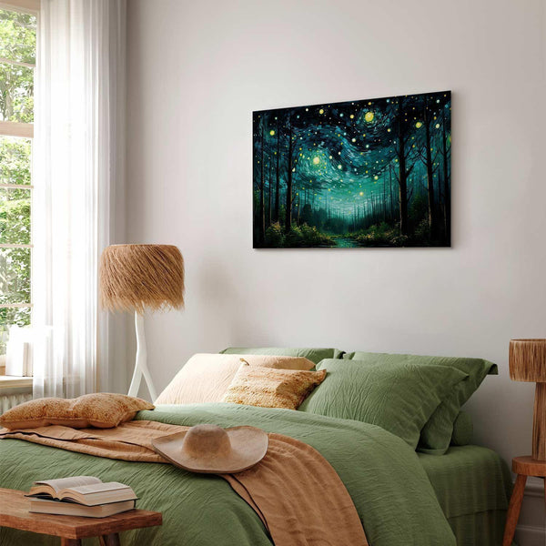 Quadro - Starry night - a contemporary version of Van Gogh's night sky