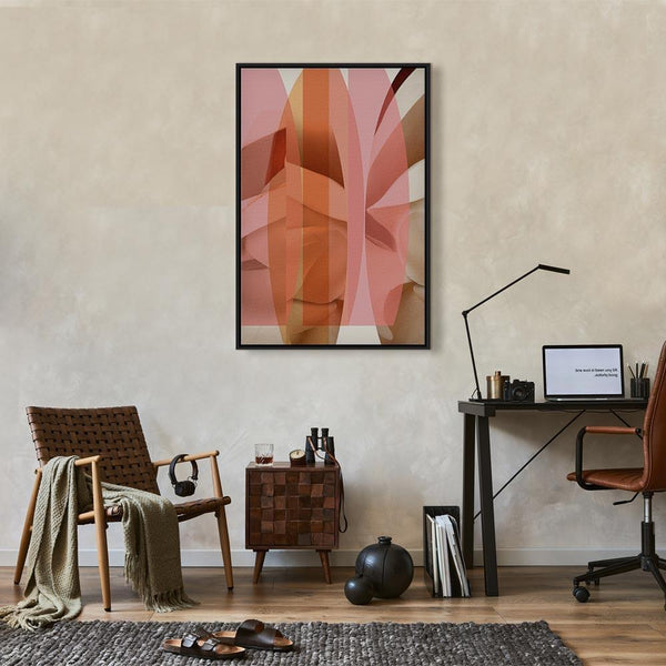 Quadro - Floral Kaleidoscope (1 Part) Vertical