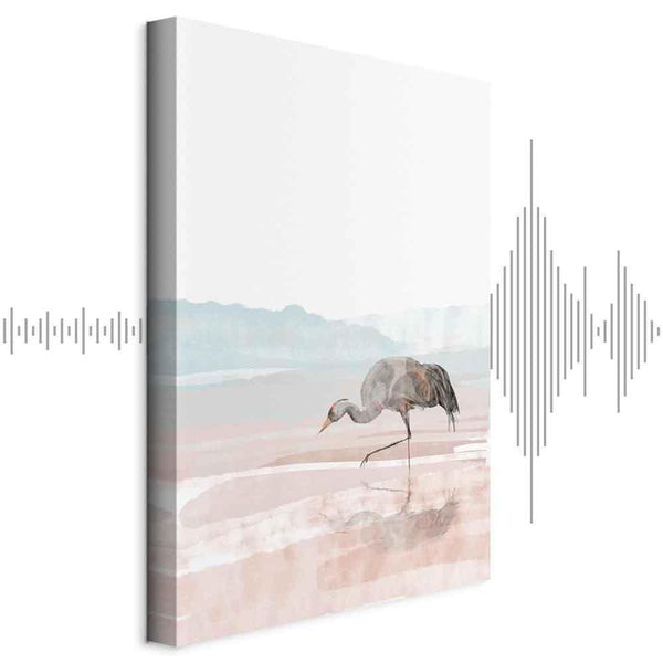 Quadro - Crane in the Morning (1 Part) Vertical