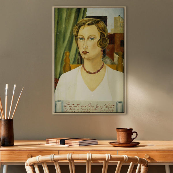 Quadro - Frida Kahlo – Portrait of Mrs Jean Wight