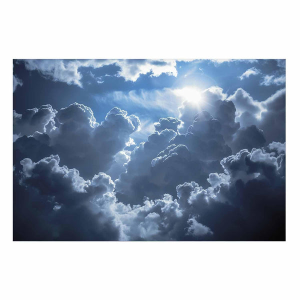 Poster - Lively Scene: The Sun Battling the Clouds