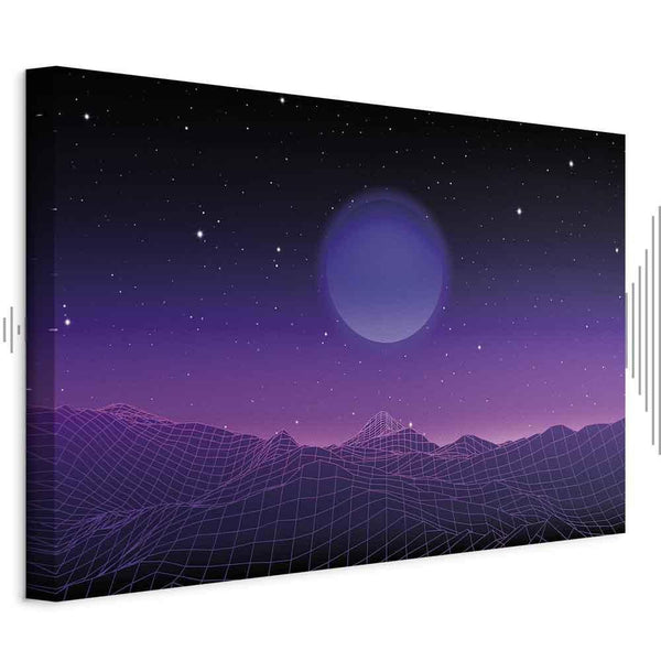 Quadro - Futuristic landscape 2 (1 Part) Wide