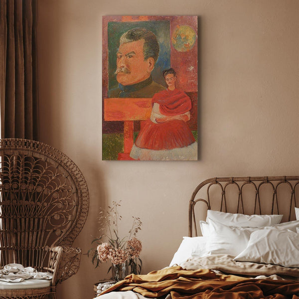Quadro - Frida Kahlo – Self-Portrait with Stalin