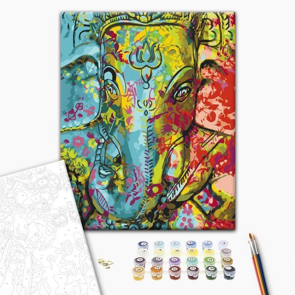 Quadro fai da te - Colourful Ganesha