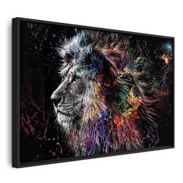 Quadro - Crazy Lion (1 Part) Wide