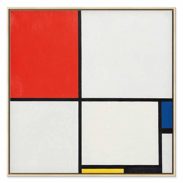 Quadro - Piet Mondrian – Composition No III, with red, blue, yellow and black