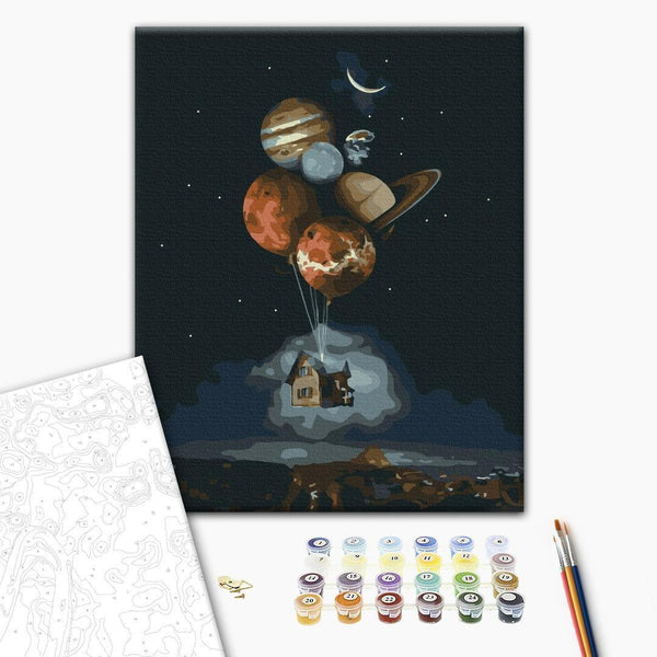 Quadro fai da te - Cosmic home