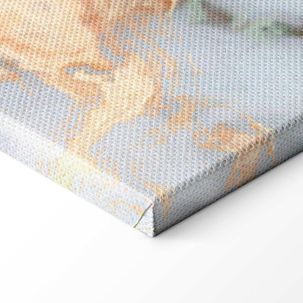 Quadro - White stone – elegant marble with golden reflections