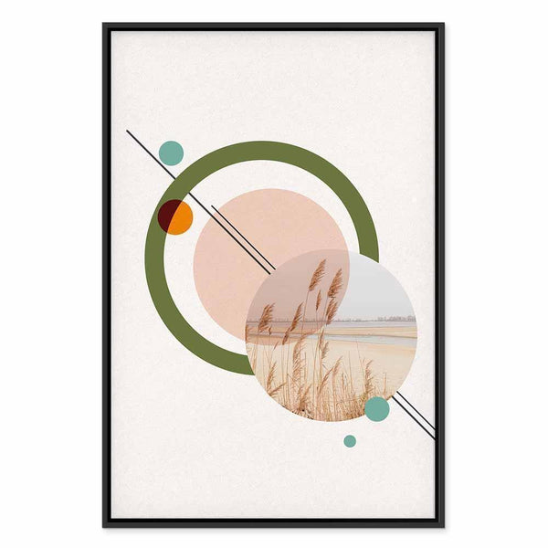 Quadro - Geometric Landscape (1 Part) Vertical