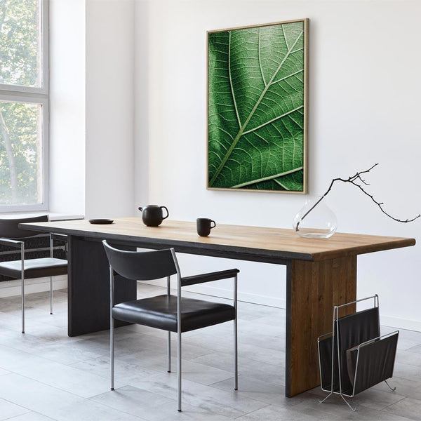 Quadro - Malachite Leaf (1 Part) Vertical