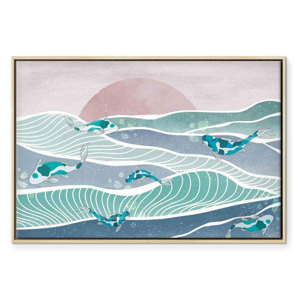 Quadro - Fish on the waves