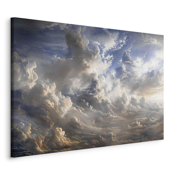 Quadro - Golden Reflections on Clouds Foretelling Dusk
