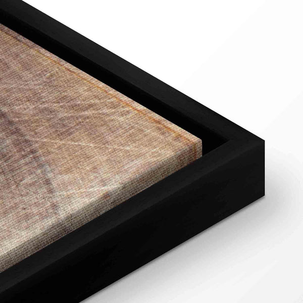 Quadro - World Map: Wooden Mosaic