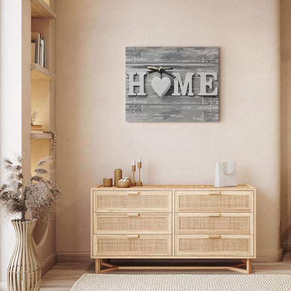 Quadro fai da te - Home (Letters)