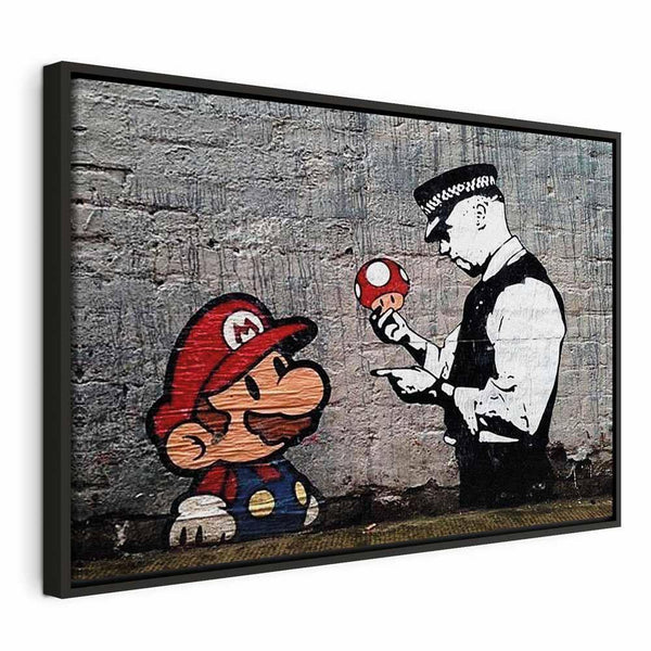 Quadro - Mario and Cop by Banksy
