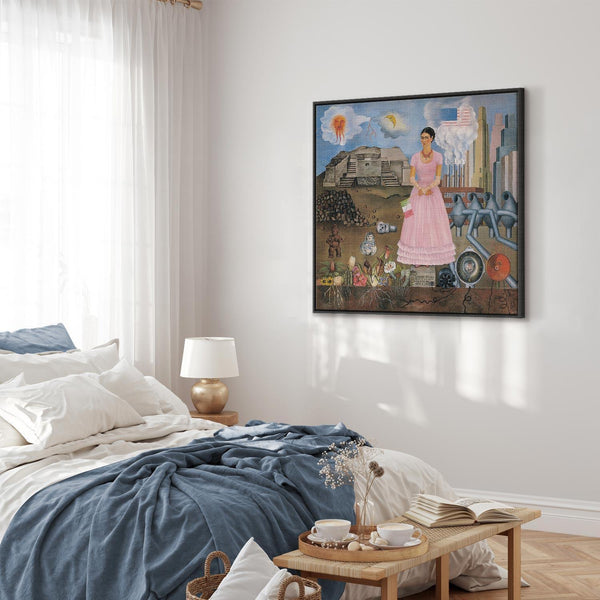 Quadro - Frida Kahlo – Self-Portrait on the Borderline Between Mexico and the United States