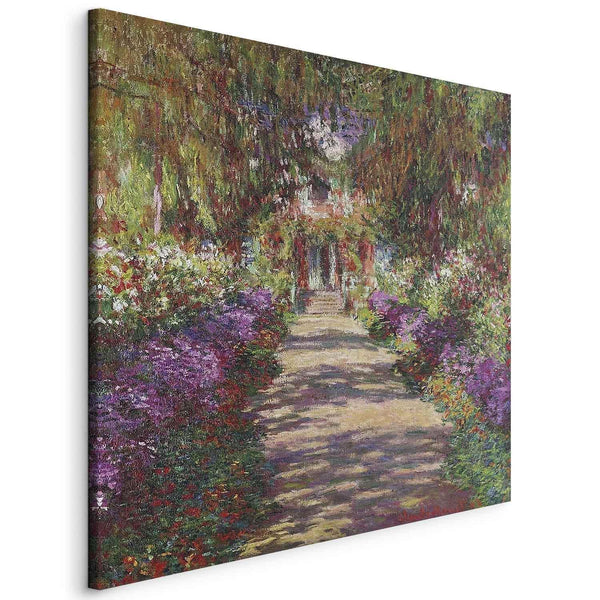Quadro - Claude Monet – A Pathway in Monet's Garden