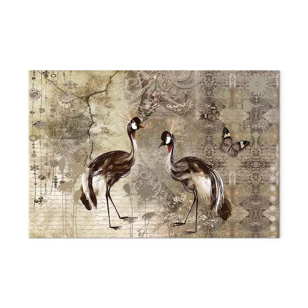 Quadro - Retro Cranes (1 Part) Wide