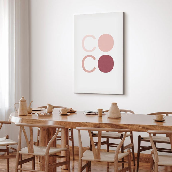 Quadro - Pink Coco (1 Part) Vertical