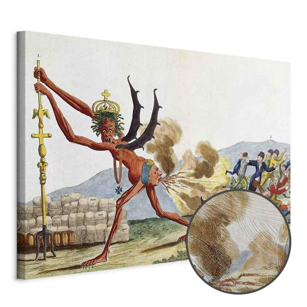 Quadro - Jacques-Louis David – Caricature of the English Government