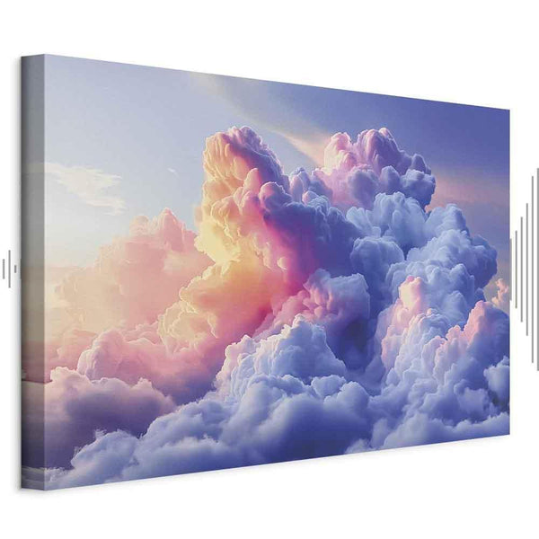 Quadro - Clouds Like Painted: Artistic Brushes of Dawn Painting the Sky