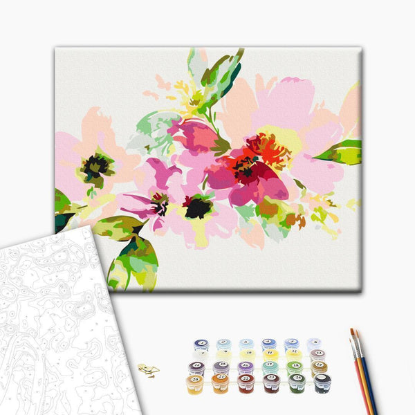 Quadro fai da te - Colourful Flowers