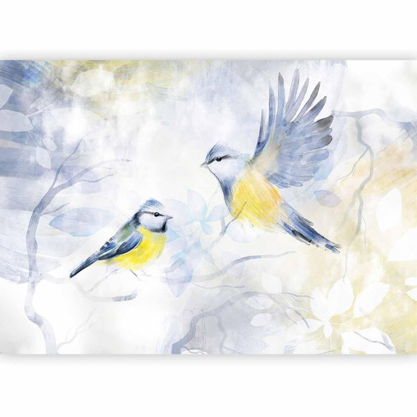 Carta da parati - Watercolor Tit - First Variant
