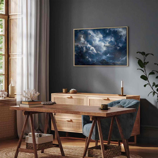 Quadro - Astronomical Wonders: Clouds and Stars in Harmonious Combination
