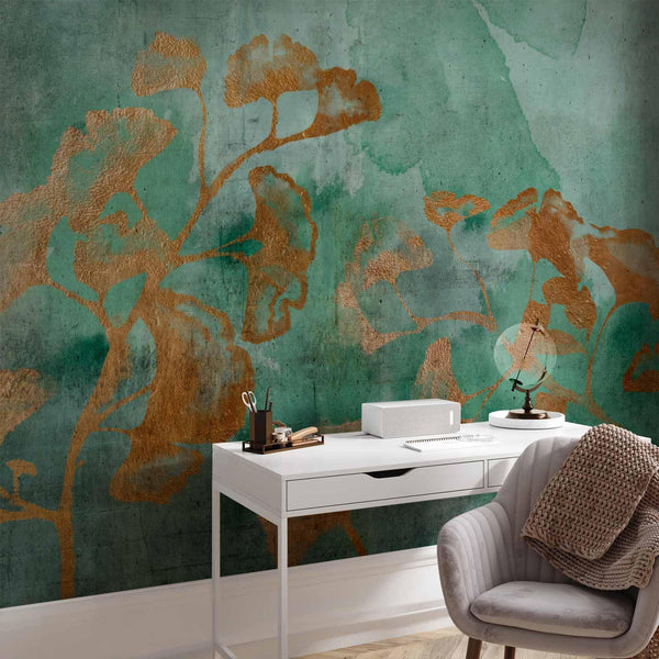 Carta da parati - Copper Ginkgo