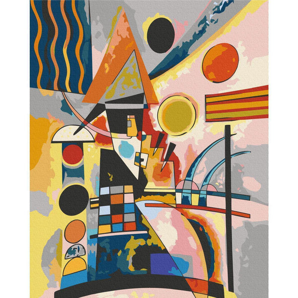 Quadro fai da te - Vasily Kandinsky: Swinging