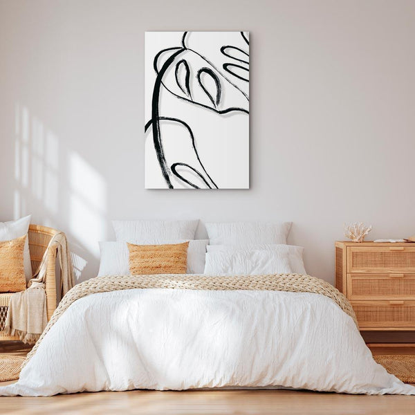 Quadro - White Monstera (1 Part) Vertical