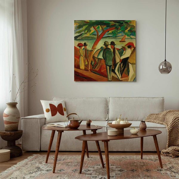 Quadro - August Macke – Spaziergänger am See