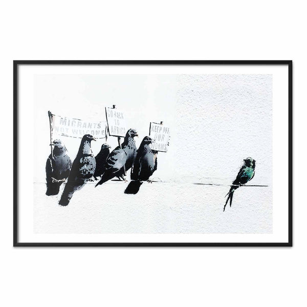 Poster - Xenophobic Pigeons