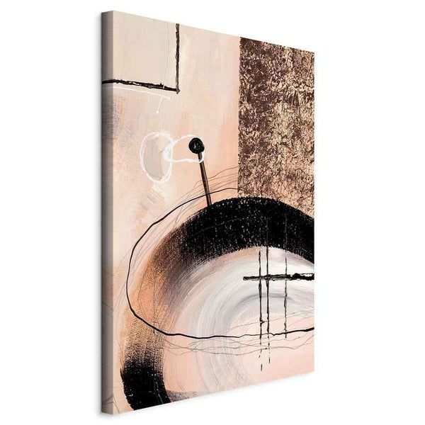 Quadro - Art of Shapes (1-part) - Hand-Painted Abstract Artwork