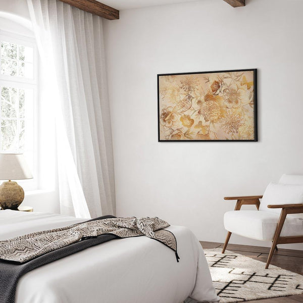 Quadro - Golden Mosaic of Nature (1 Part) Wide