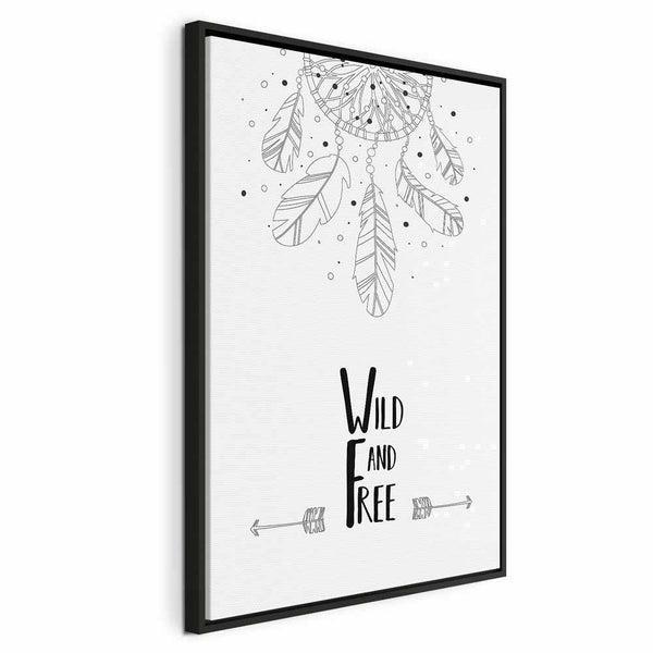 Quadro - Wild and Free (1 Part) Vertical