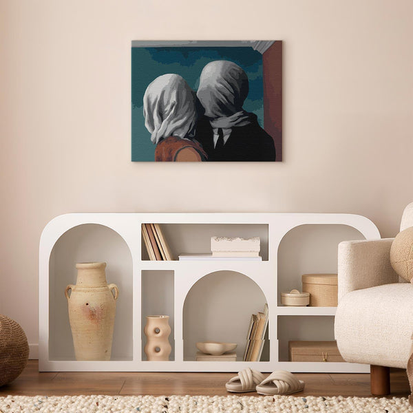 Quadro fai da te - Anonymous kiss