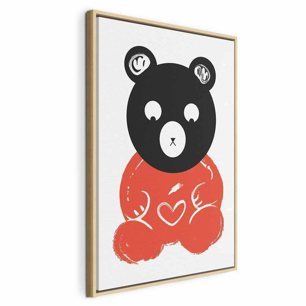 Quadro - Thoughtful Bear (1 Part) Vertical