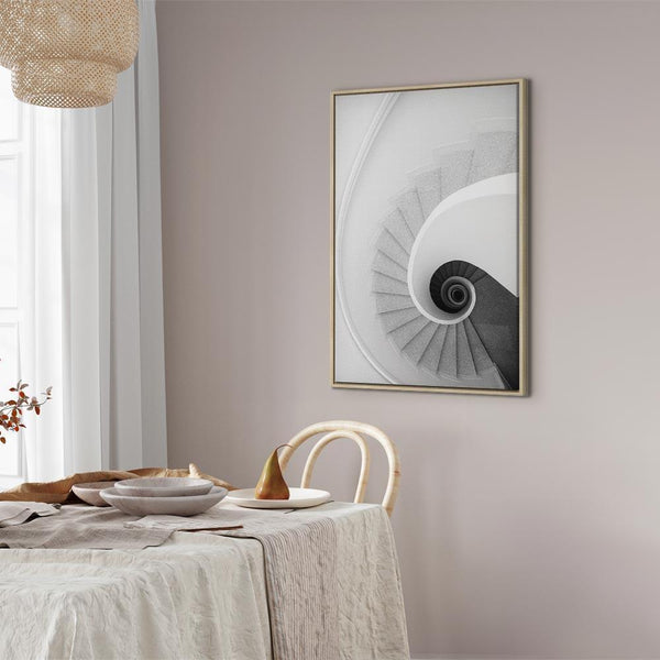 Quadro - White Stairs (1 Part) Vertical