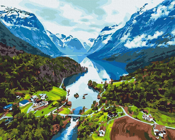 Quadro fai da te - Alpine valley