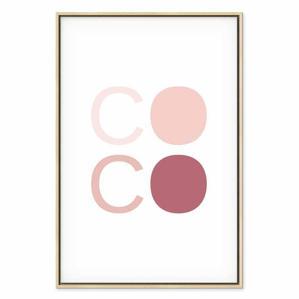 Quadro - Pink Coco (1 Part) Vertical
