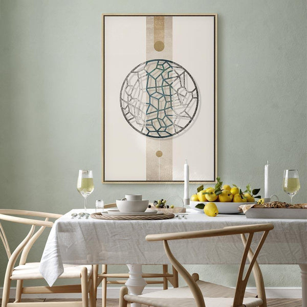 Quadro - Circle with Artistic Details (1-part) - Abstract Shape