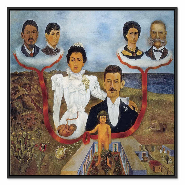 Quadro - Frida Kahlo – My Grandparents, My Parents and I