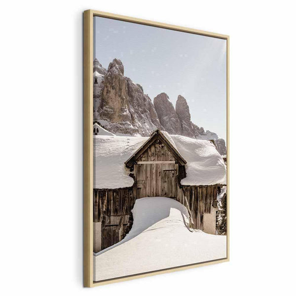 Quadro - Winter in the Dolomites (1 Part) Vertical