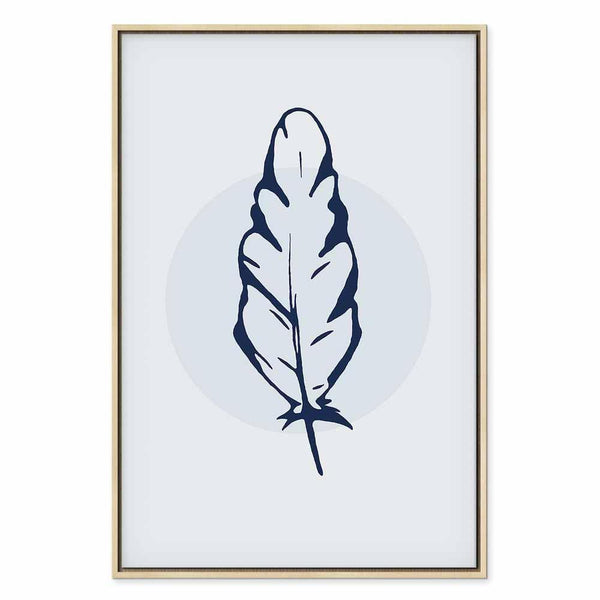 Quadro - Blue Feather (1 Part) Vertical
